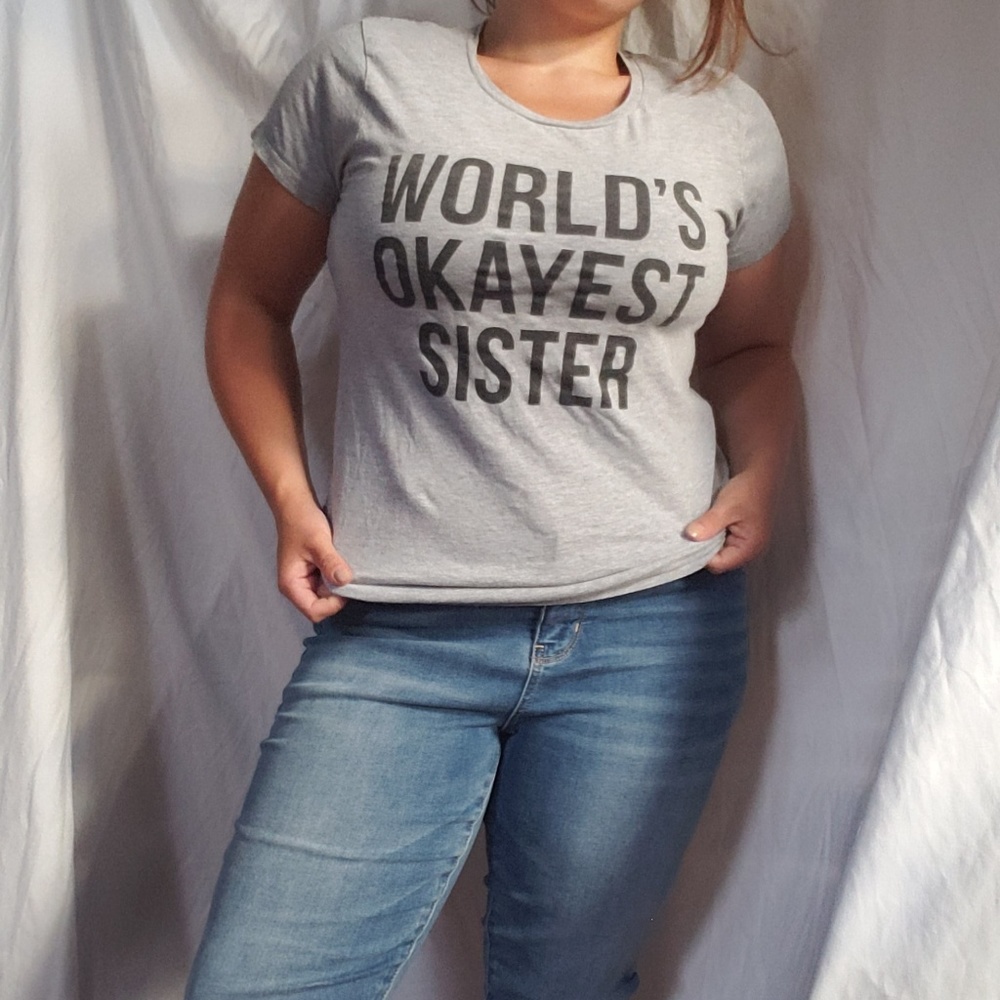 World's Okayest Sister Tee